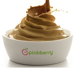 free frozen yogurt at pink berry