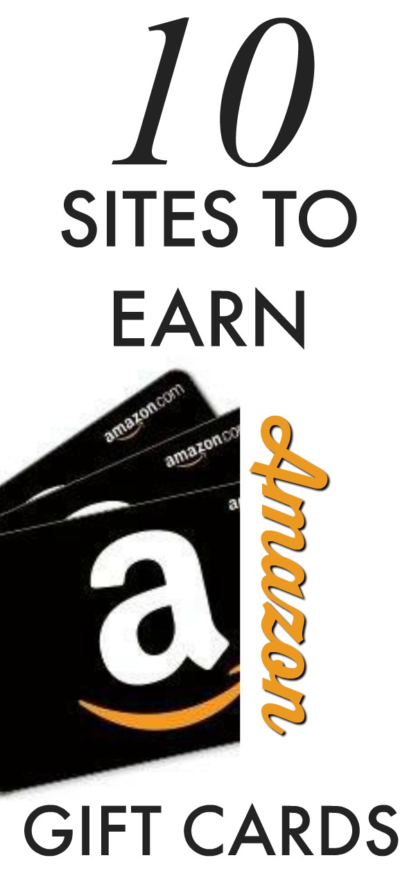 10 sites to earn amazon gift cards