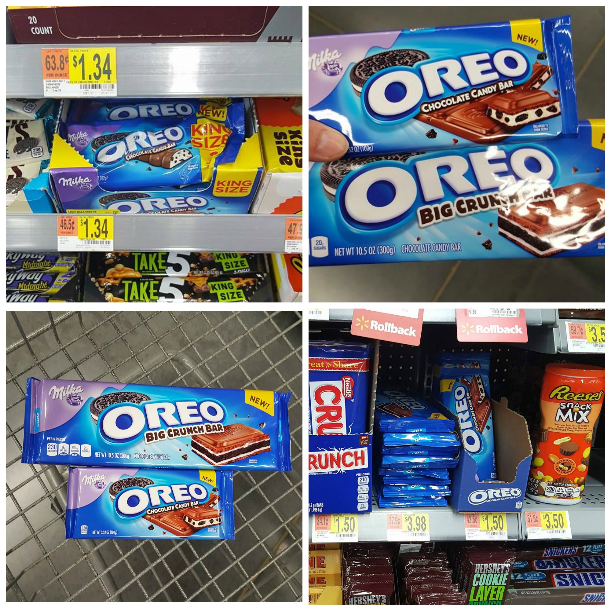 milka oreo chocolate candy bar