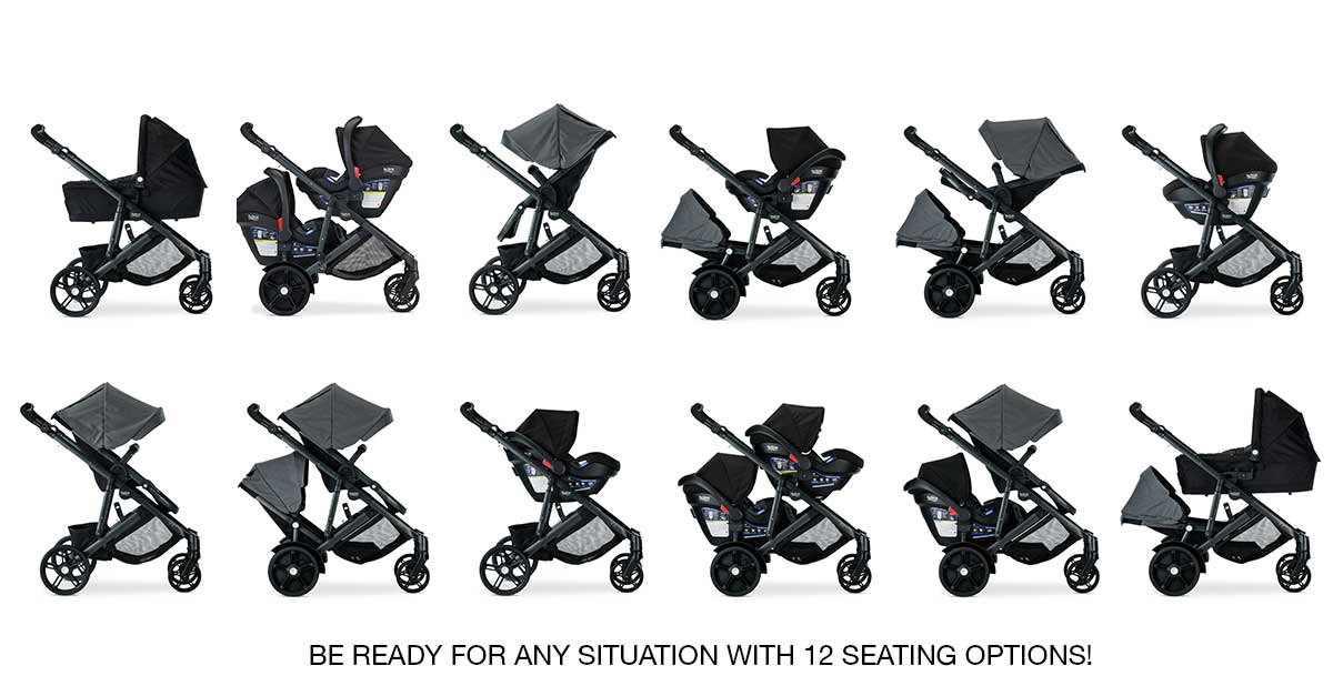 B Ready Double Stroller 2024 elgincountymidwives