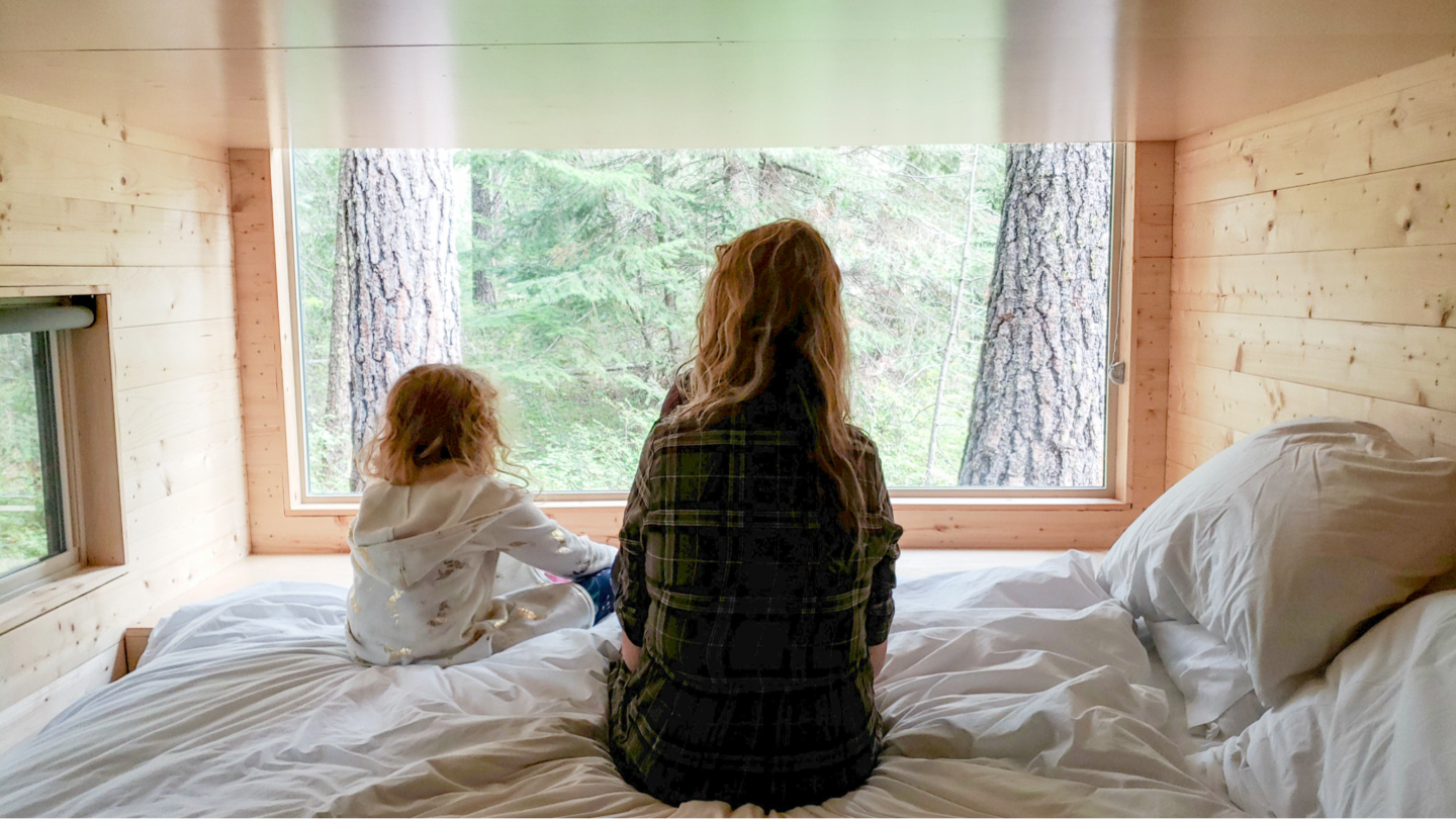 Glamping With Kids at the Getaway.House on Mount Adams